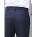 Men Solid Color Formal Side Button Pockets Ankle Length Business Pants Men Solid Color Formal Side Button Pockets Ankle Length Business Pants