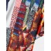 Mens Tribal Pattern Spliced Hem Cuff Comfy Shirts Mens Tribal Pattern Spliced Hem Cuff Comfy Shirts