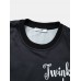 Mens Letter Floral Print Crew Neck Short Sleeve T Shirts Mens Letter Floral Print Crew Neck Short Sleeve T Shirts