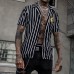 Seamless style black and white striped shirt HF1918-02-03 Seamless style black and white striped shirt HF1918-02-03