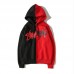 Trendy double color matching loose hoodie for men HF0115-04-04 Trendy double color matching loose hoodie for men HF0115-04-04