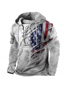 3D printed loose hoodie sweatshirt for men   HF0116-03-01