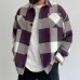Men's plaid thickened long sleeve shirt jacket HF0210-03-03 Men's plaid thickened long sleeve shirt jacket HF0210-03-03