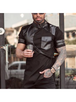 Loose crew neck work top HF1008-03-04