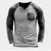 V-neck trendy men's long T-shirt HF2207-03-01 V-neck trendy men's long T-shirt HF2207-03-01