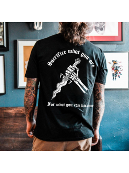 Men's printed short sleeve T-shirt HF1304-03-01