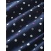 Mens 100  Cotton Polka Dot Print Thin Breathable Button Fly Home Elastic Waist Boxers
