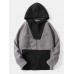 Men Teddy Patchwork Zipper Contrast Color Side Pocket Jackets Men Teddy Patchwork Zipper Contrast Color Side Pocket Jackets