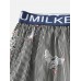 Mens 100 Cotton Printing Breathable Lightweight Loose Home Casual Boxers Mens 100 Cotton Printing Breathable Lightweight Loose Home Casual Boxers