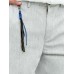 Men Plain Color Zip Button Mid Length Casual Pants with Side Pocket Men Plain Color Zip Button Mid Length Casual Pants with Side Pocket