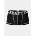 Mens Contrast Piping Cotton Breathable Letter Embroidery Waistband Boxers Underwear With Pouch Mens Contrast Piping Cotton Breathable Letter Embroidery Waistband Boxers Underwear With Pouch