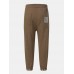 Men Stylish Utility Double Pockets Drawstring Elastic Waist Button Cuff Fit Overalls Men Stylish Utility Double Pockets Drawstring Elastic Waist Button Cuff Fit Overalls