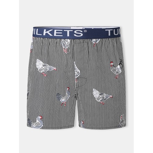 Mens 100 Cotton Printing Breathable Lightweight Loose Home Casual Boxers Mens 100 Cotton Printing Breathable Lightweight Loose Home Casual Boxers
