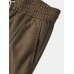 Men Stylish Utility Double Pockets Drawstring Elastic Waist Button Cuff Fit Overalls Men Stylish Utility Double Pockets Drawstring Elastic Waist Button Cuff Fit Overalls
