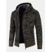 Mens Cotton Camo Printed Plush Lined Zipper Slant Pockets Jackets Mens Cotton Camo Printed Plush Lined Zipper Slant Pockets Jackets