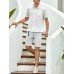 Men Plain Color Zip Button Mid Length Casual Pants with Side Pocket Men Plain Color Zip Button Mid Length Casual Pants with Side Pocket