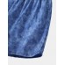 Mens 100 Cotton Tie Dye Print Loose Breathable Mid Waist Boxers Mens 100 Cotton Tie Dye Print Loose Breathable Mid Waist Boxers