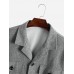 Men Nizi Contrast Pure Chest Pockets Button Collar Simple Jackets Men Nizi Contrast Pure Chest Pockets Button Collar Simple Jackets
