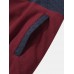 Men Texture Fleece Patchwork Contrast Double Pockets Lapel Jackets Men Texture Fleece Patchwork Contrast Double Pockets Lapel Jackets