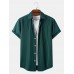 Mens Vertical Stripe Button Up Daily Short Sleeve Shirts Mens Vertical Stripe Button Up Daily Short Sleeve Shirts
