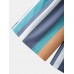Men Colorful Striped Holiday Loose Drawstring Shorts With Pocket Men Colorful Striped Holiday Loose Drawstring Shorts With Pocket
