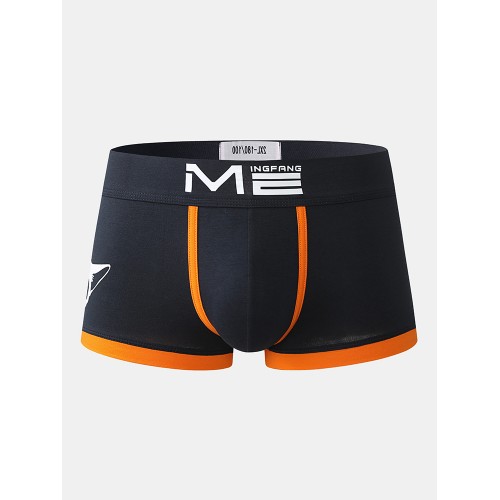 Cotton Mens Letter Cartoon Cat Ptint Underwear U Convex Boxers Cotton Mens Letter Cartoon Cat Ptint Underwear U Convex Boxers