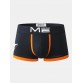 Cotton Mens Letter Cartoon Cat Ptint Underwear U Convex Boxers