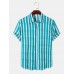 Mens Tie Dye Striped Print Button Up Short Sleeve Shirts Mens Tie Dye Striped Print Button Up Short Sleeve Shirts