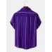 Mens Vertical Stripe Button Up Preppy Short Sleeve Shirts Mens Vertical Stripe Button Up Preppy Short Sleeve Shirts
