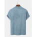 Mens Tokyo Character Embroidered Mock Neck Short Sleeve T Shirts Mens Tokyo Character Embroidered Mock Neck Short Sleeve T Shirts