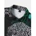 Mens Tiger Graphic Leaves Short Sleeve Lapel Shirts Mens Tiger Graphic Leaves Short Sleeve Lapel Shirts